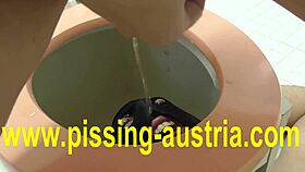 Piss drinking and peeing is a favourite for brunette dominatrix