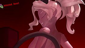 Watch this anime babe ride in cowgirl style.