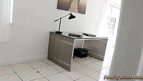 Halloween brunette squirts with toys