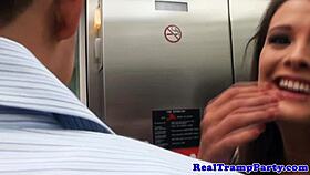 Erin Stone rocks the balcony group fuck