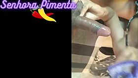 Intense handjob and blowjob compilation with milf senhora pimenta and her partner