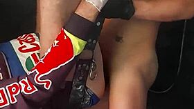 Zena, a shemale ladyboy, passionately fucks with her big monster cock in intense sessions