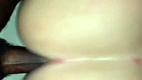 Young Black Guy Pounds Mature White Woman's Wet Pussy in Doggystyle Position