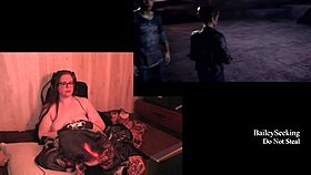 Naked BBW with tattoos and piercings plays The Quarry part 9 nude