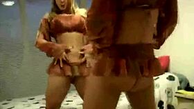 She RIPS off her clothes while STRIPPING and DANCING with her hot boobs