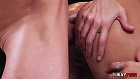 three women share her husband in a group setting