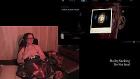 Naked BBW with tattoos and piercings plays The Quarry part 9 nude