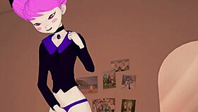 Jinx Boldly Rubs And Fingers Tight Pussy