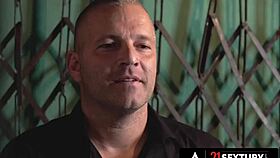 omg, sexy blonde angie lynx craves intense double penetration and facial action 😈