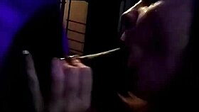 Feeling the intense pleasure as SKS sucks my big black husband's monster cock with such passion.