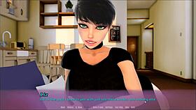 hey, check out this hentai saleswoman flashing her perfect ass in revealing lingerie at the shop