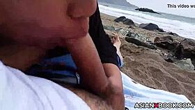 does this asian babe suck cock outdoors?