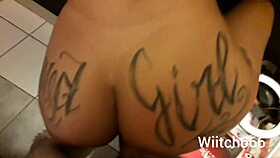 the asian tattooed milf got a massage then he fucked her doggy in the room