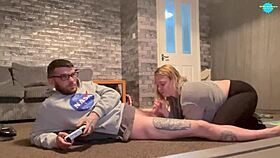 gaming and having my cock sucked any boys dream