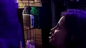 Feeling the intense pleasure as SKS sucks my big black husband's monster cock with such passion.