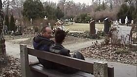 I crave a stranger's cock as a slutty brunette with natural tits, sucking hard in hardcore action.