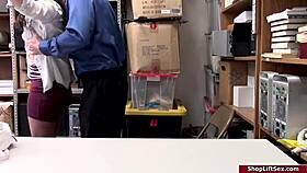 officer bangs teen 18+ for stealing phones at work