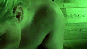 Blonde actress performs facial and blowjob scene