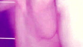 a gay guy jerks off in the bathroom, spanking his ass and cumming hard