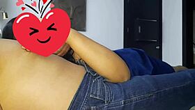 Latina couple plays truth or dare