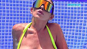 Argentinian Milf Sunbathing, Neighbor Spots Her And Fucks Her Hard