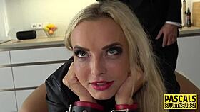 restrained slut gets hardcore anal pounding