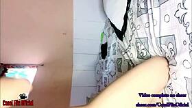 hey, that naughty arab teen carefully sits on my dick in pov assfucking without making a sound