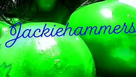 Is Jackie Ready For A Deepthroat Cumshot On Her Boobs?