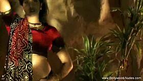 Beautiful Brunette Asian Dances Nude Teasingly