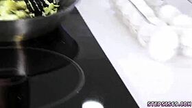 Horny bunny plays with vibrator on the eve of halloween, embracing solo desires.