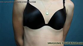 femdom ball kicking bound slave