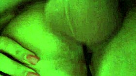 The maid prepares in her uniform and stockings.