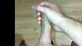 Young amateur explores solo masturbation with a cock massage in this intimate session