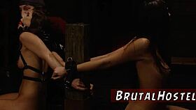 two young sluts, sydney cole and olivia, get bound in hardcore bondage