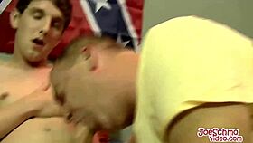 i showed woody my thick dick and he sucked it eagerly