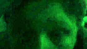 She shows off her throat skills