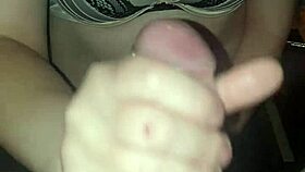 I-I can't believe I'm slipping on this condom for my wank session