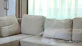 cuddly chick blows in pov then gets pussy banged