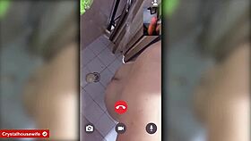 Videollamada Numero Dos With Sexy Crystal Housewife Showing Her Delicious Tits And Big Ass