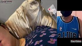 i watch my horny friend cum on a big cock while masturbating