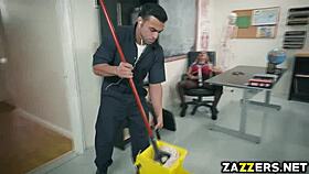 Teagan James bends over for Derrick Ferrari's doggystyle pounding