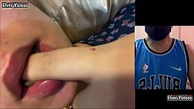 i watch my horny friend cum on a big cock while masturbating