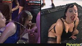 Group of teens enjoys casual rubbing session