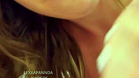 hot green-eyed teen gives pov blowjob 😍