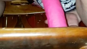 can you feel that dildo riding deep in your pussy with toys and cock