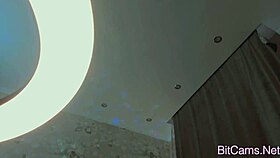 Pretty camgirl fucks herself with dildo