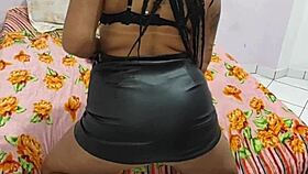 lorena medeiros, a brazilian babe, gets introduced to a german tattoo artist in praia grande for some doggystyle fun