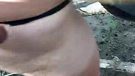 Hung up playgirl is punished in the garage