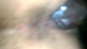 A couple explores interracial doggystyle bent over in the bedroom.