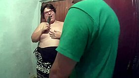 how i love feeling that big cucumber inside and rubbing it on my sexy fat body 😍